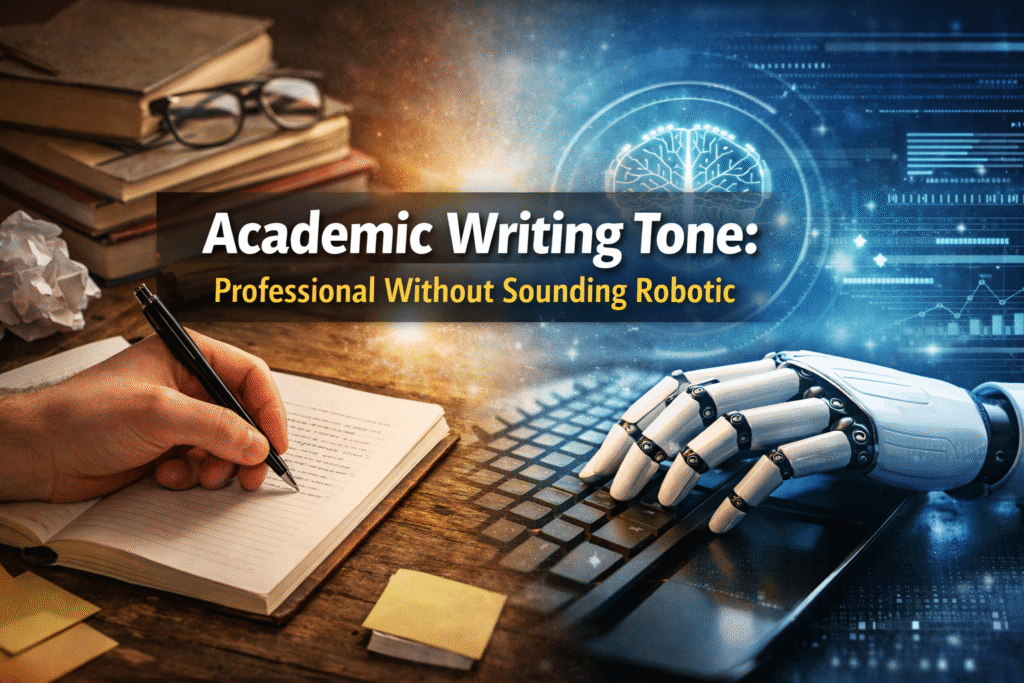 Academic Writing Tone: Professional Without Sounding Robotic
