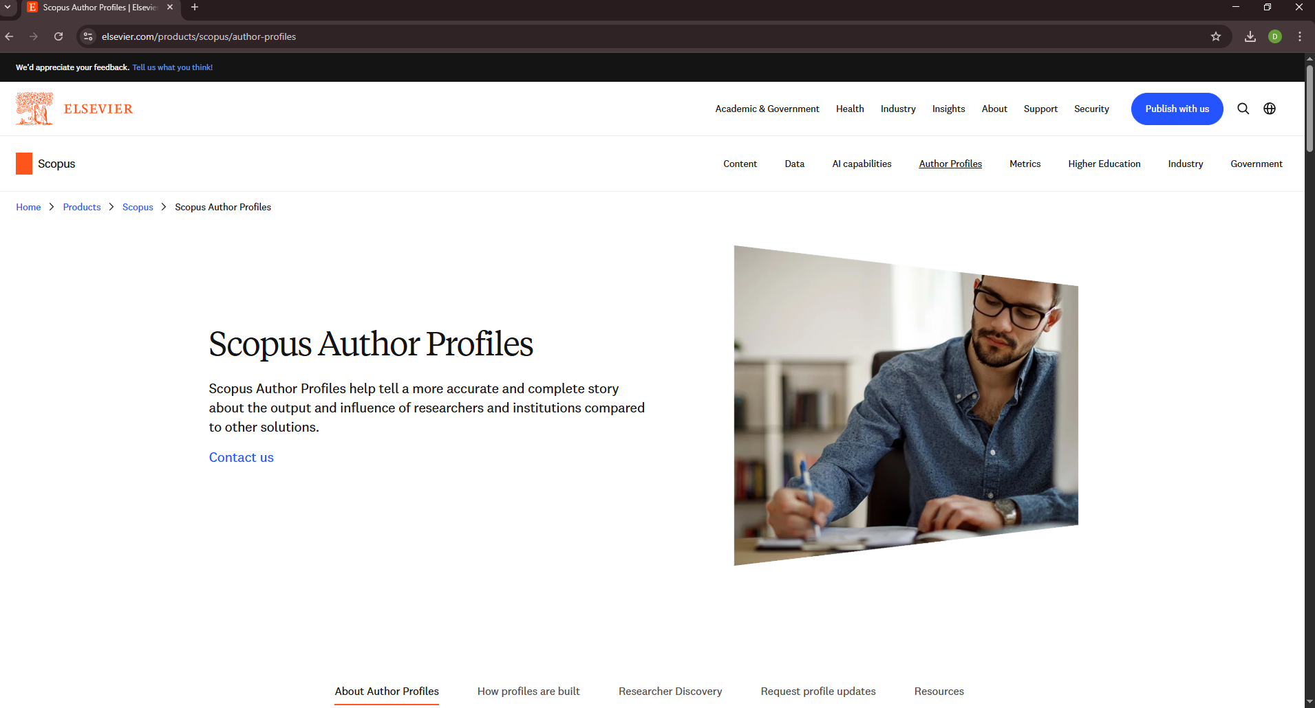Scopus Author Search Dashboard