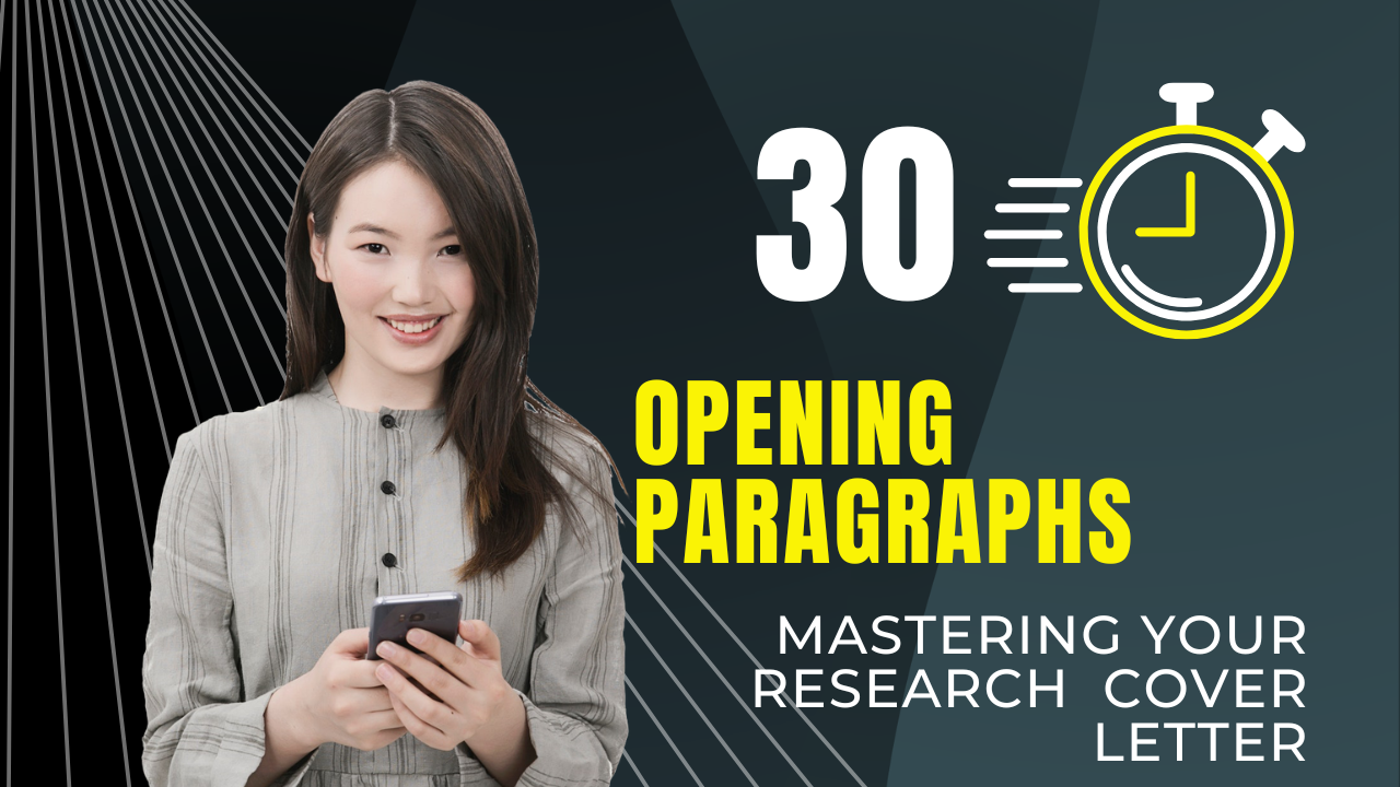 Research Cover Letter Opening Paragraph That Works
