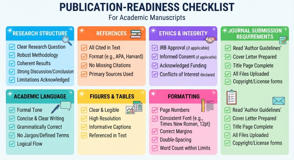 final academic manuscript submission checklist
