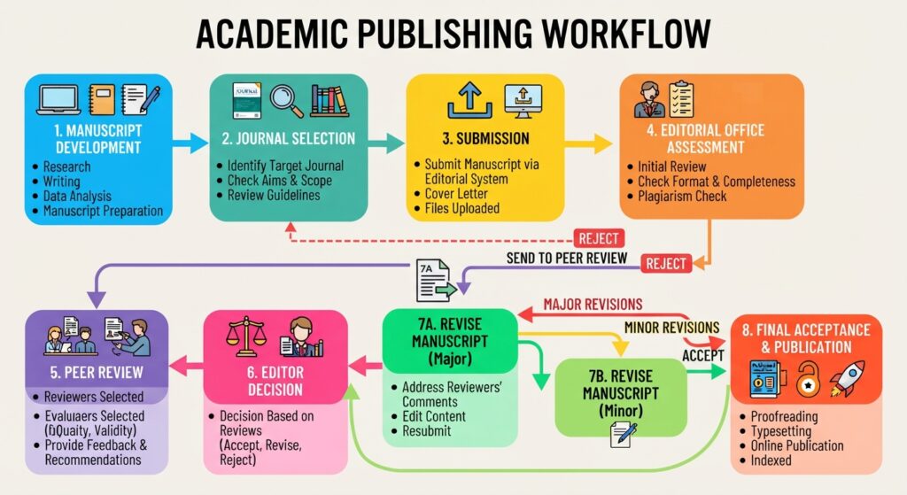 step by step manuscript editing proofreading workflow
