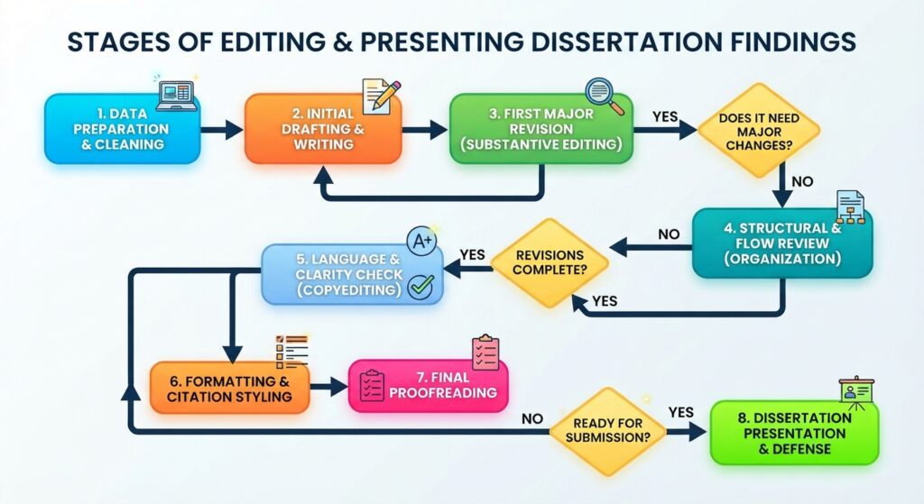 step by step manuscript editing proofreading workflow