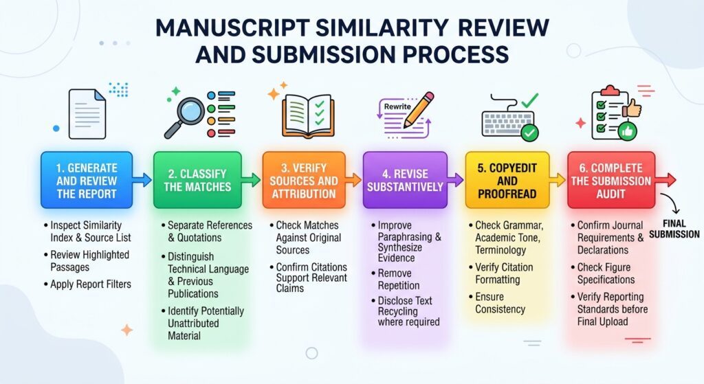 step by step turnitin similarity report review workflow
